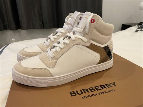 burberry reeth high top sneakers.